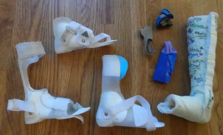 Different types of orthosis for CP patient