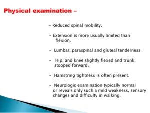 Lumbar Spondylosis And Physiotherapy Treatment