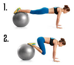 Stability Ball Abdominal Exercise 