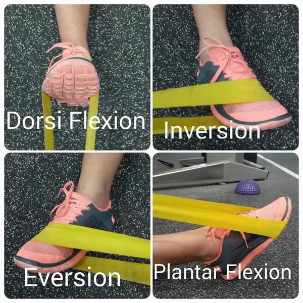 ankle joint strengthening exercise