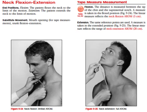 Neck & trunk rom measurement