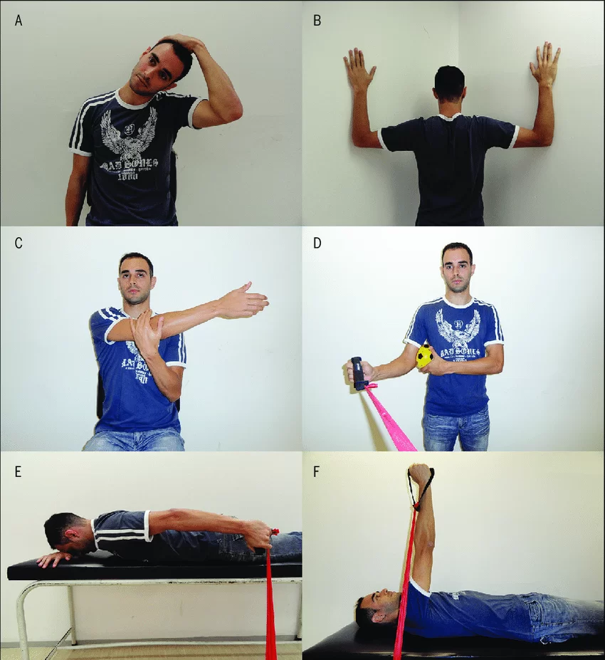 Trapezius muscles exercise