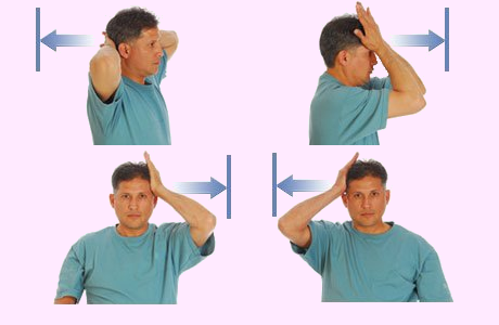 How to do the Isometric neck exercise