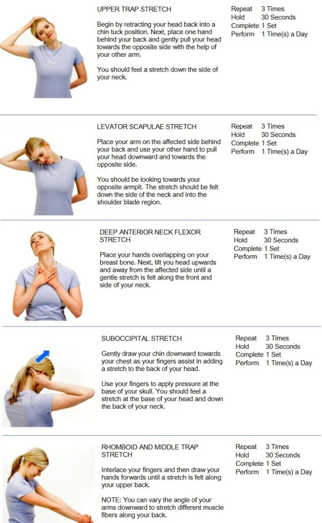 Neck Stretching exercise
