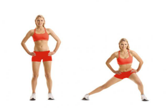 Lateral lunge (side lunge)