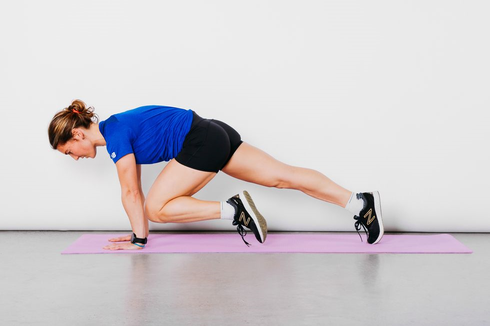 Mountain Climbers plank variations