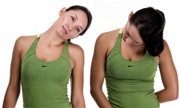 Lateral neck stretch