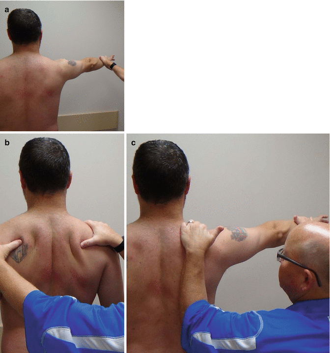 Special test for the scapular stability