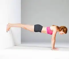 Feet on the wall pushup
