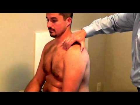 Paxino's test of the shoulder