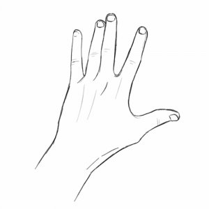 Alternate finger stretch