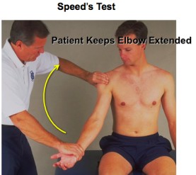 Speed’s Test of shoulder :