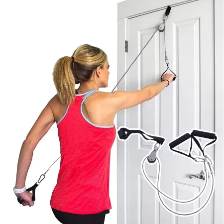 Shoulder rope and pulley exercises