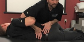 Lateral lumbar spine stability test
