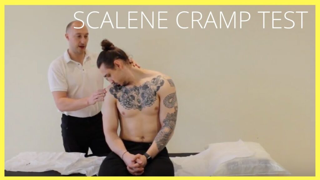 Scalene cramp test: