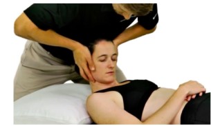 Cervical Flexion-Rotation Test = CFRT: