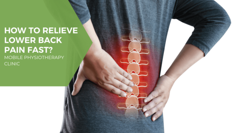 How to Relieve Lower Back Pain Fast?