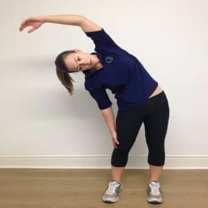 Latissimus dorsi stretch