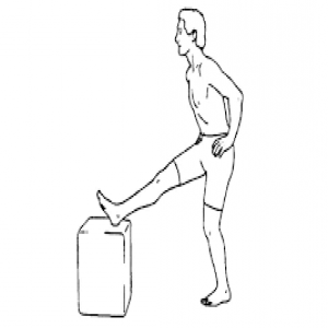 Standing Hamstring Stretch (One Leg at a Time)