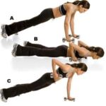 Plank Triceps Kickback