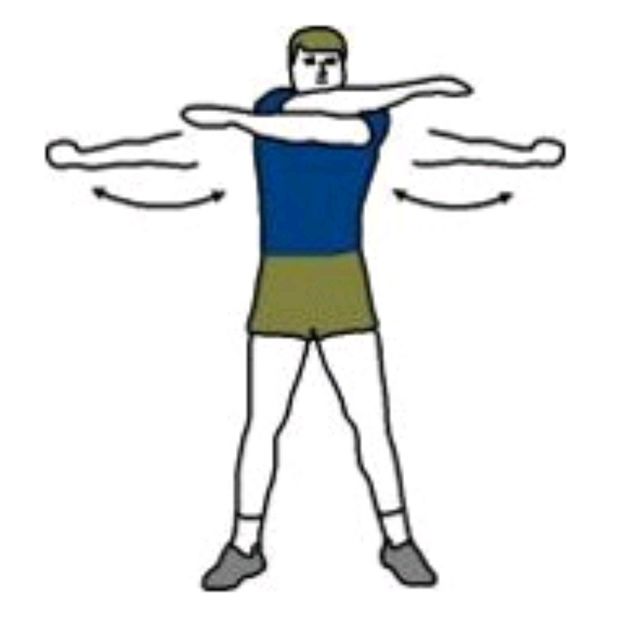 Cross-body arm swings