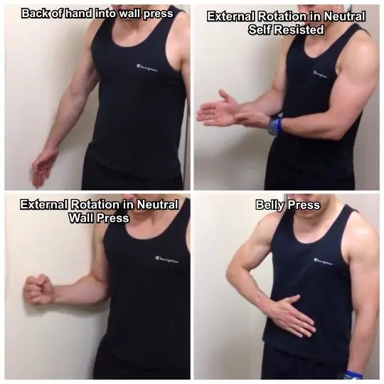 isometric shoulder exercise