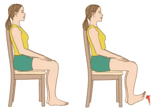 Toe raise, point, and curl