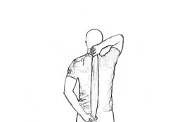 Triceps Stretch and Internal Rotation Stretch