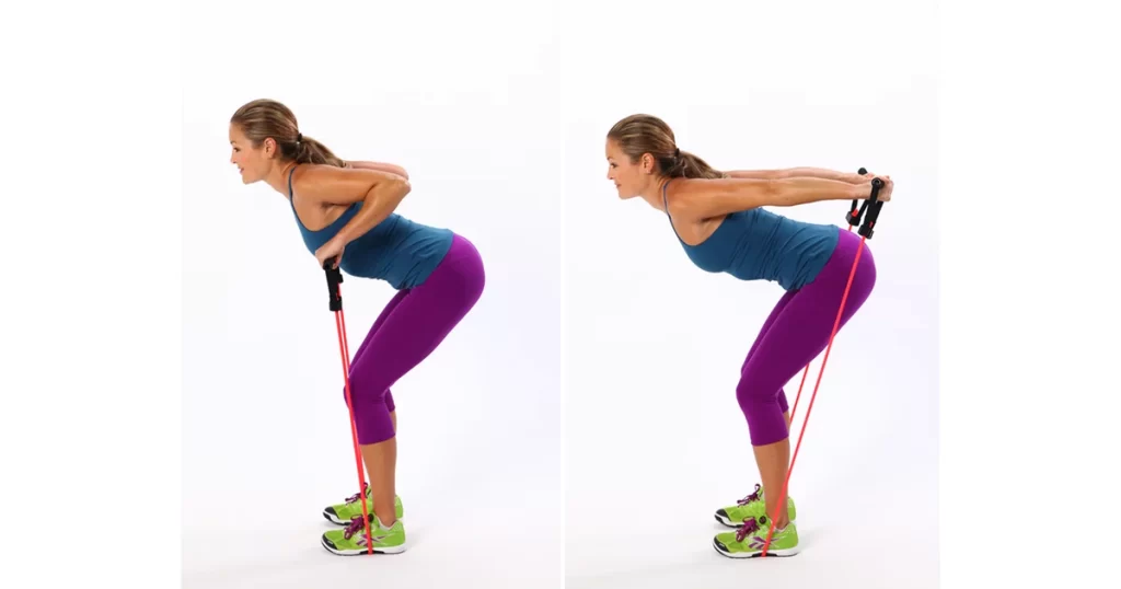 Resistance Band Triceps Extensions