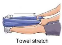 towel stretch