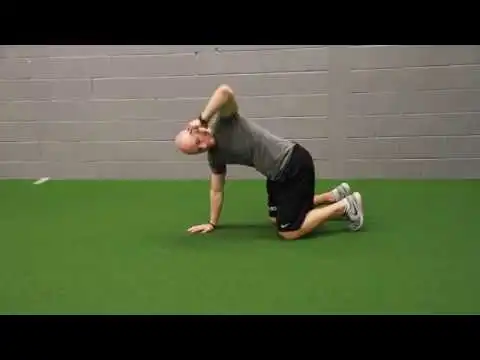 Three-point hip rotation