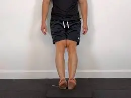 Wall lean toe raises (wide and bent over)