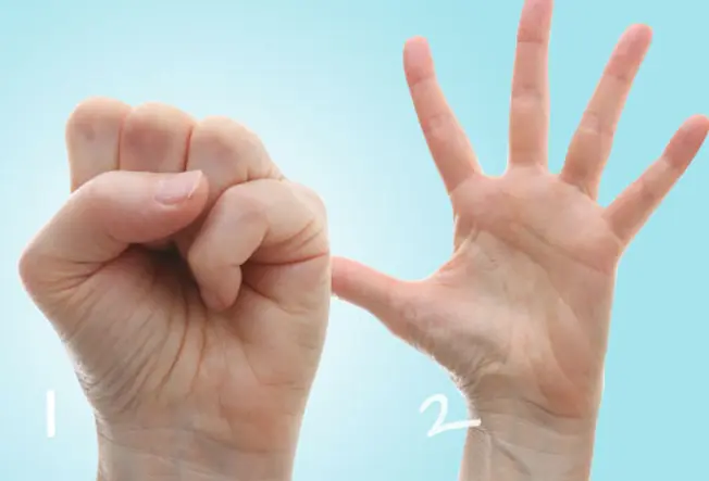 finger spreading exercise
