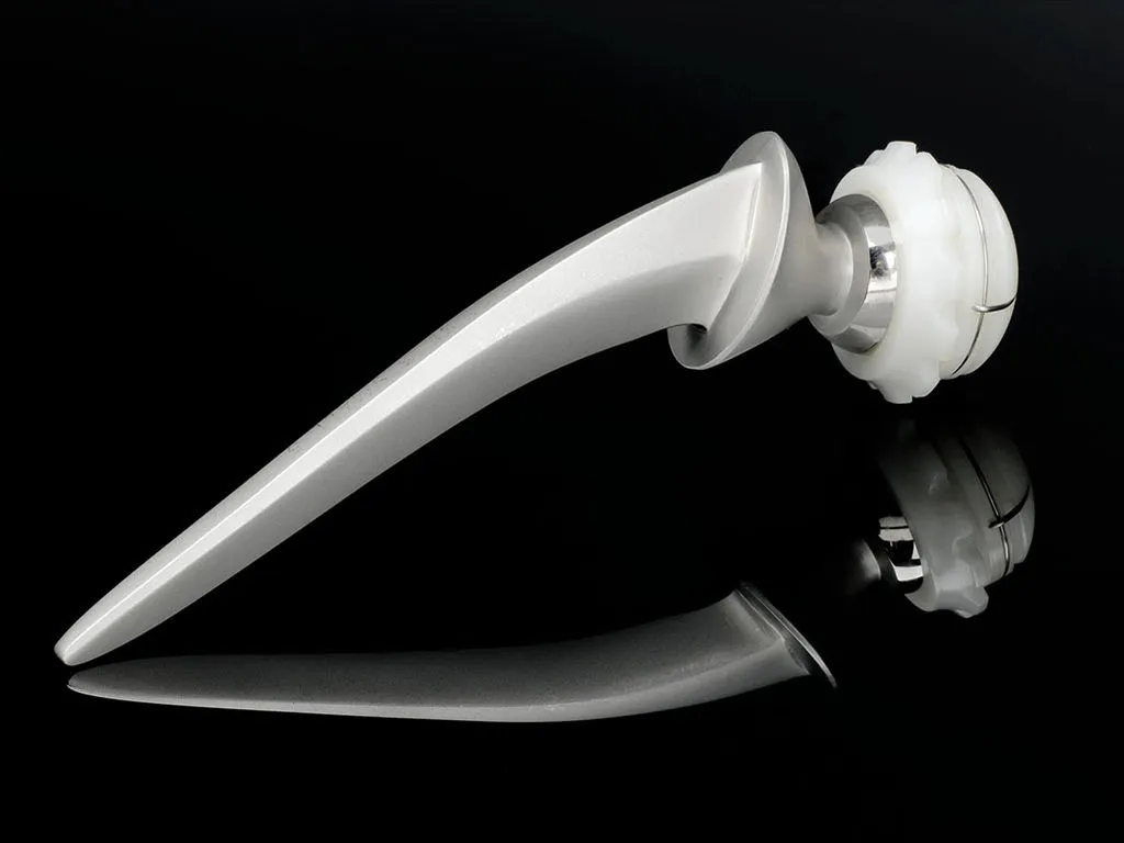 Stainless-steel-and-ultra-high-molecular-weight-polyethylene-hip-replacement