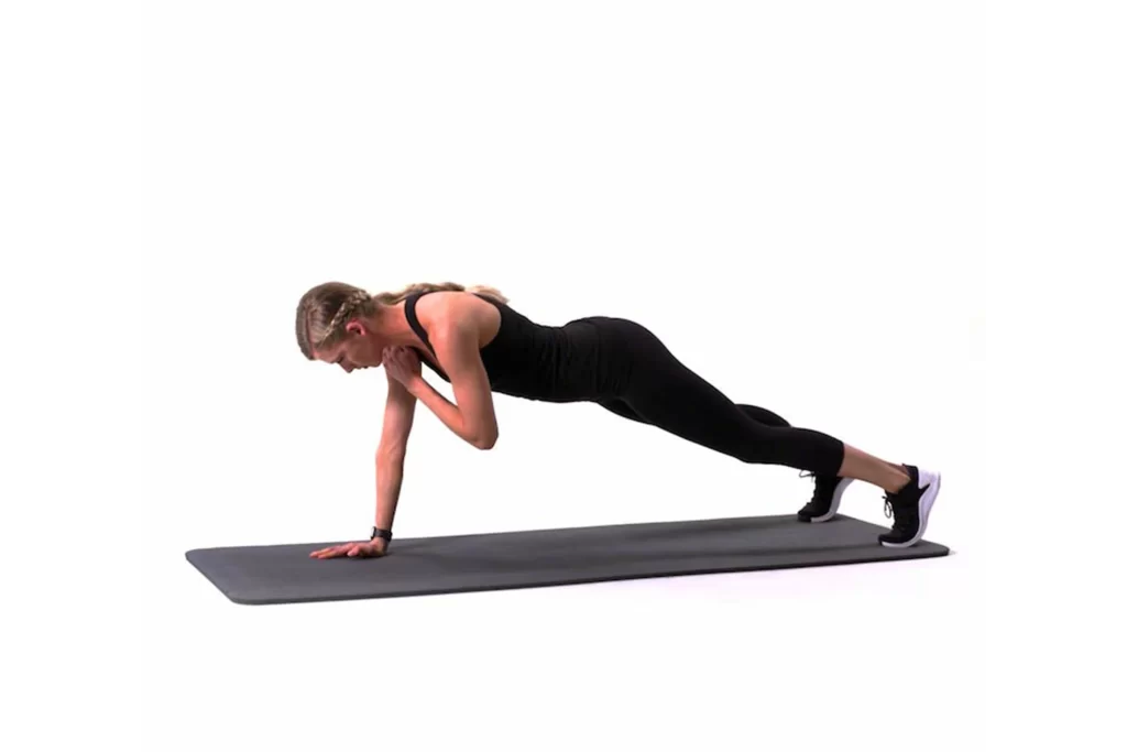 Tall plank shoulder tap