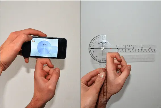 Smartphone based goniometer