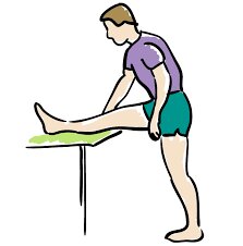 Standing Hamstring Stretch (One Leg at a Time)
