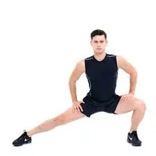 Standing hip abductor stretch