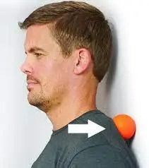 Upper Trapezius Stretches With Ball