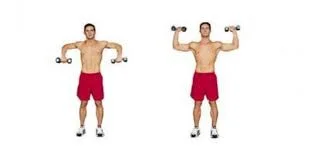Rotation with dumbbell
