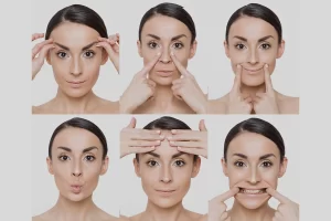 Face stretches: