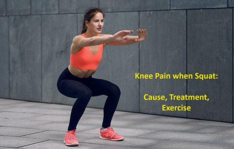 Knee Pain when Squat: Cause, Treatment, Exercise