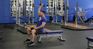 seated one arm triceps extension