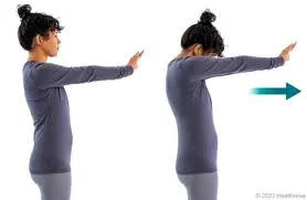 Upper back and neck stretch