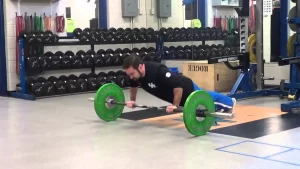Barbell Push Up