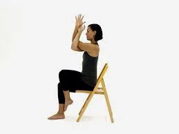 Chair Eagle Pose