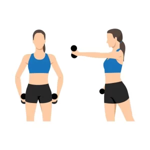 Jab Cross with Dumbbells