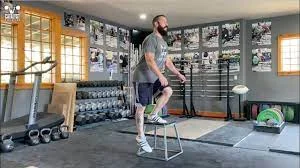 Olympic Weightlifting Exercise Library: Step Ups Step-Up