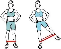 Standing Hip Abduction with Resistance band