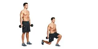 Weighted Lunges Forward